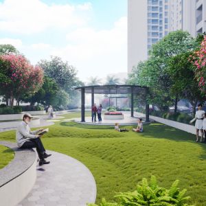 Millennium Samriddhi samriddhi amenities (lawn)