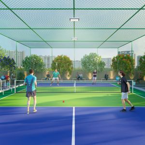 Millennium Samriddhi samriddhi amenities (pickle ball)